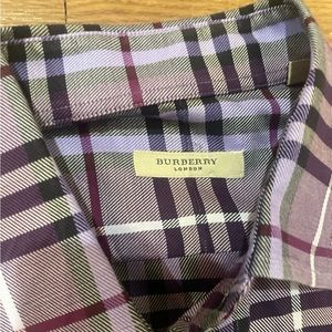 Burberry button down shirt